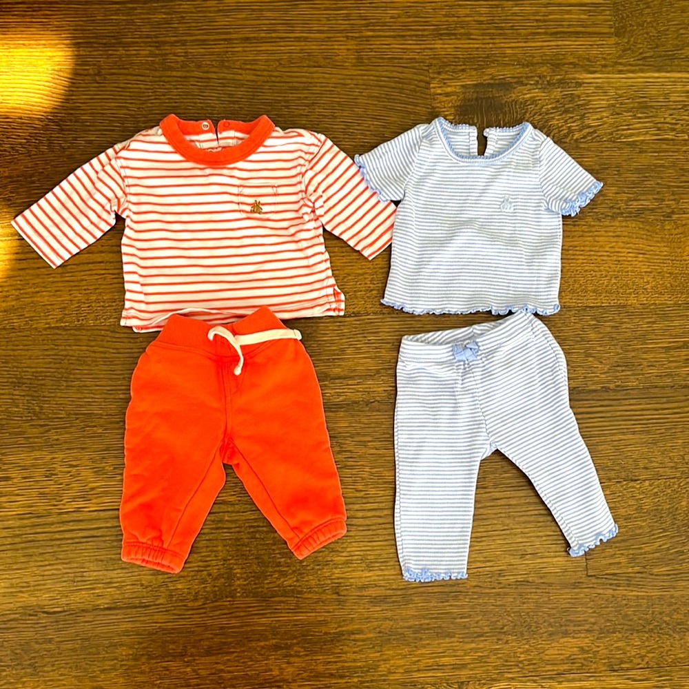 Two sets of Baby Gap outfits